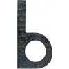 Domovní číslo UMAKOV Písmeno kované "b" h120, t3mm, V5/24-b-m