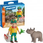 PLAYMOBIL 72025 Ošetřovatel s nosorožcem – Hledejceny.cz