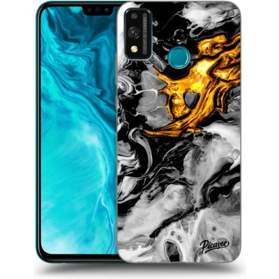 Pouzdro Picasee silikonové Honor 9X Lite - Black Gold 2 čiré – Zboží Mobilmania