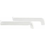 HOPA Krytky boční k venkovním plechovým parapetům bílé, 260mm, 2ks – Sleviste.cz