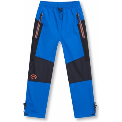 Kugo D911 dětské zateplené kalhoty modrá s černou – Zboží Mobilmania