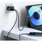 iPEAX GaN Síťová nabíječka 20 W 1x USB-C a 1x USB-A černá 90010125 – Sleviste.cz