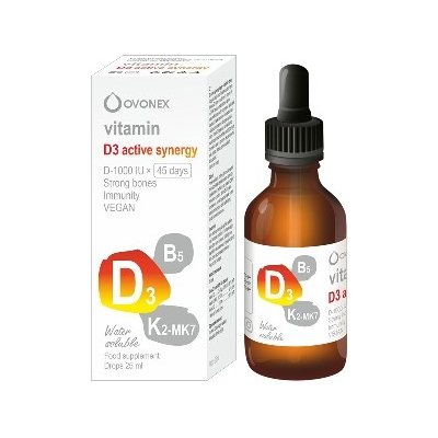 Ovonex Vitamin D3 Active synergy kapky 25 ml