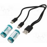 KEEPPOWER P1634TC Akum: Li-Ion; 16340,RCR123A; 3V; 1000mAh; Ø16,6x35mm; 2ks. – Zboží Živě