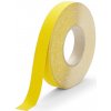 Stavební páska FLOMA Standard Removable Korundová snímatelná protiskluzová páska 18,3 m x 2,5 cm x 0,7 mm žlutá