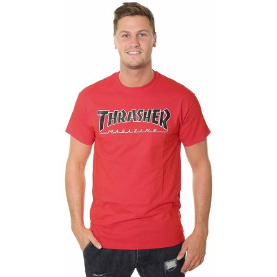 Thrasher Outlined Red