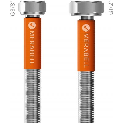 Merabell Aqua Profi Připojovací hadice, vnitřní G3/8” × vnitřní G1/2", 35 cm M-M0004 – Hledejceny.cz
