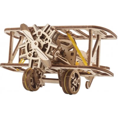 Ugears 3D mechanické puzzle Dvouplošník 84 ks – Sleviste.cz