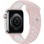 Eternico Sporty pro Apple Watch 38mm / 40mm / 41mm Cloud White and Pink AET-AWSP-WhPi-38 – Sleviste.cz