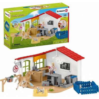 Schleich 42502 Veterinární klinika se zvířátky – Zbozi.Blesk.cz