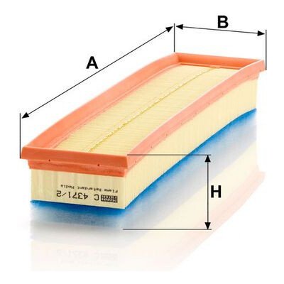 MANN-FILTER Vzduchový filtr MANN MF C4371/2 – Hledejceny.cz