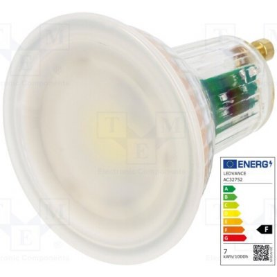 Osram 4058075096745 žárovka LED studená bílá GU10 230VAC 575lm P 6,9W 120° 6500K – Hledejceny.cz