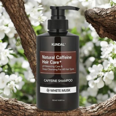 Kundal Natural Caffeine & Intensive Scalp care+ šampon 500 ml – Hledejceny.cz