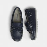 Mayoral Mokasíny kožené tmavě modré MINI – Zboží Mobilmania