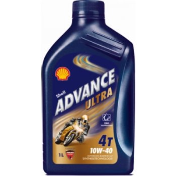 Shell Advance Ultra 4T 10W-40 1 l