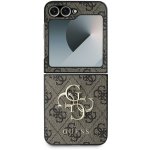 Guess PU 4G Metal Logo Samsung Galaxy Z Flip 6 Brown GUHCZF64GMGBR – Zboží Živě