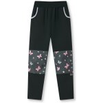 Wolf Dívčí softshellové kalhoty bez fleecu Wolf &ie B2683 černá motýlci Černá – Zboží Dáma