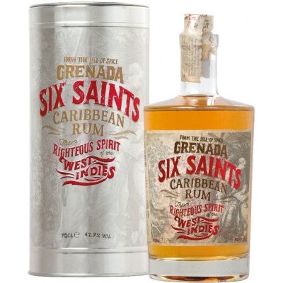 Six Saints Caribbean Rum 41,7% 0,7 l (plechová dóza) – Zbozi.Blesk.cz