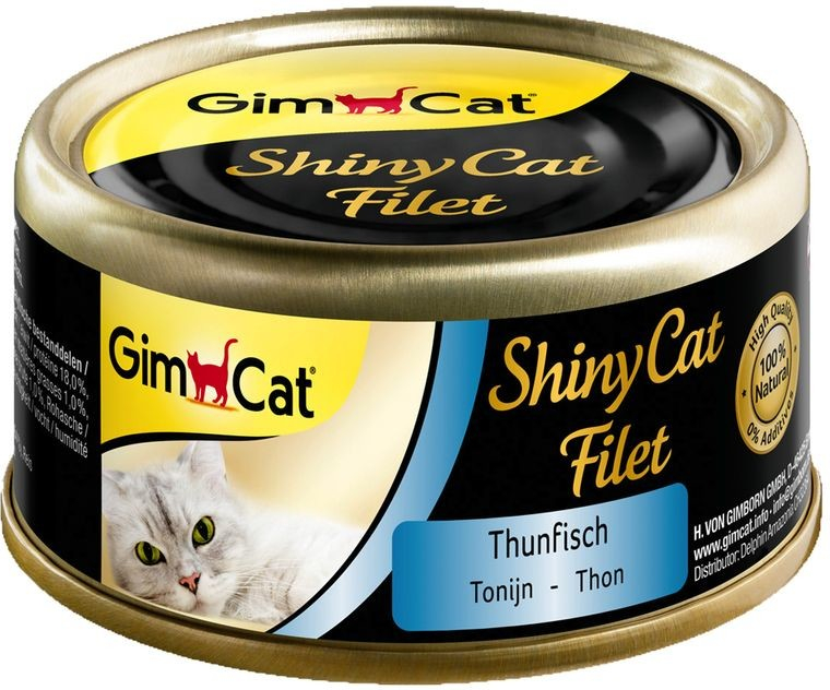 Gimpet kočka ShinyCat filet tuňák ve vl.šťávě70 g