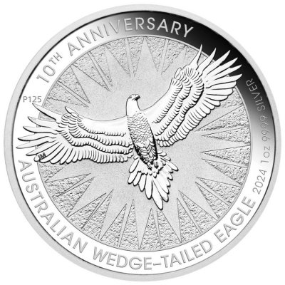 Perth Mint - Stříbrná mince Orel klínoocasý / Wedge-tailed Eagle 2024 1 oz – Zboží Mobilmania