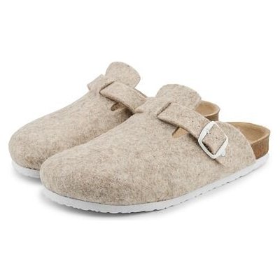 Vlnka dámské zdravotní korkové pantofle Michaela béžová – Zboží Dáma