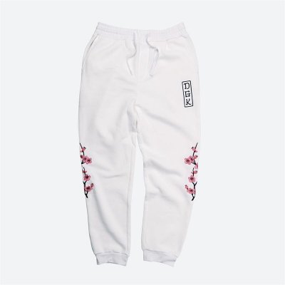 DGK tepláky Zen fleece pants White MULTI