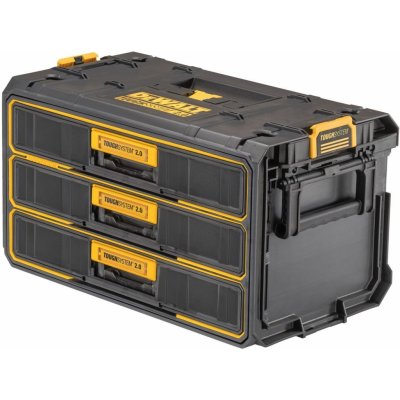 DeWalt Toughsystem 2.0 kufr se třemi zásuvkami DWST08330-1 – Zboží Mobilmania