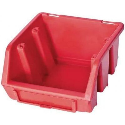 Ergobox Plastový box 1 7,5 x 11,2 x 11,6 cm, červený