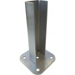 Patka s plotnou ke sloupku 60x60 mm Zn – Zboží Mobilmania