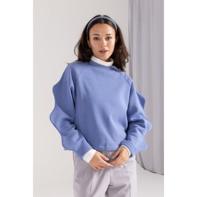 ONEDAY ARIEL bavlněná mikina modrá – Zboží Dáma