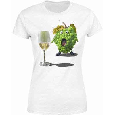 IMPAR Tričko Vyděšené víno Bílá – Sleviste.cz