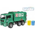 Bruder 2753 Nákladní auto MAN popeláři v zelené barvě – Hledejceny.cz