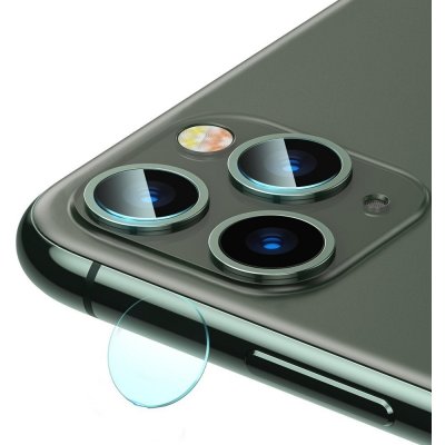 Baseus 0.15mm 2x tvrzené sklo 9H na objektiv kamery iPhone 11 Pro / iPhone 11 Pro Max průsvitné (SGAPIPH58S-JT02) 6953156215016 – Zboží Živě