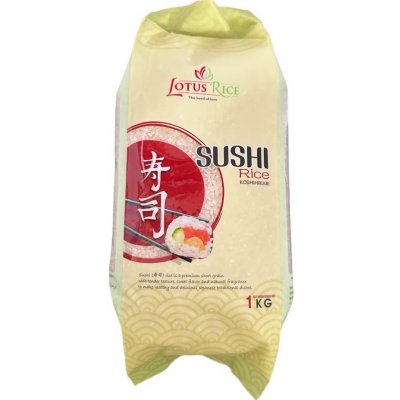 Lotus Rice Rýže na Sushi Koshihikari 1 kg – Zboží Dáma