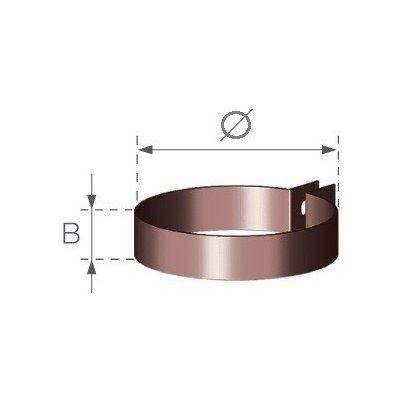 Gutta Objímka svodové roury 90 mm plast – Zbozi.Blesk.cz