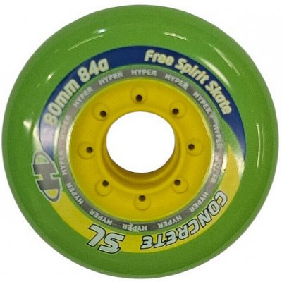 HYPER Concrete SL Green 80mm 84A 4ks – Zboží Mobilmania