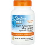 Doctor's Best Magnesium Lysinate Glycinate, Hořčík, 52,5 mg, 120 rostlinných kapslí – Hledejceny.cz