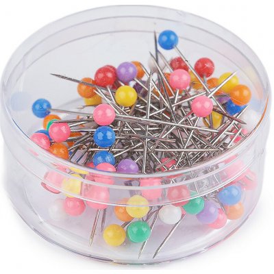 Stoklasa Špendlíky s plastovou hlavičkou délka 32 mm mix – Zboží Mobilmania