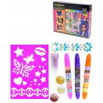 RAINBOW HIGH Třpytivé vlasové studio barevné křídy s ozdobami na vlasy – Zboží Dáma