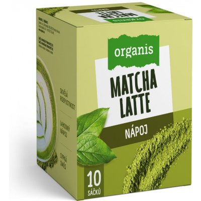 ORGANIS Matcha latte 10 x 17 g – Zboží Dáma