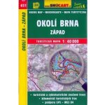 Turistická mapa 451 Okolí Brna západ 1:40 000 – Zboží Dáma