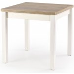 HALMAR Rozkládací jídelní stůl Gracjan 80/160 cm dub sonoma/bílá – Zboží Mobilmania
