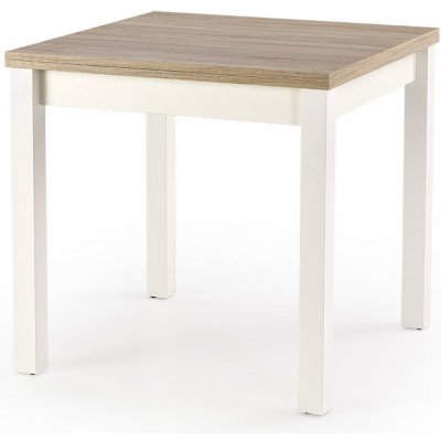 HALMAR Rozkládací jídelní stůl Gracjan 80/160 cm dub sonoma/bílá – Zboží Mobilmania