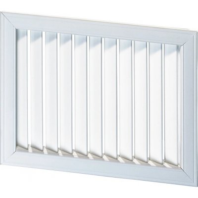 Dalap GPV 600 x 300 PVC bílá s pevnou žaluzií 603 x 303 mm – Hledejceny.cz