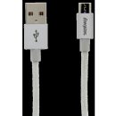 Energizer C13UBMCGWH4 micro-USB/USB (M/M), 1,2m, bílý