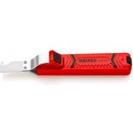 KNIPEX nástroj pro odizolování, odstraňování plášťů, s hákovým břitem, 1620165SB – Zboží Dáma