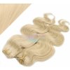 Příčesek do vlasů Vlnité DELUXE clip in vlasy REMY 50cm - beach blond #613