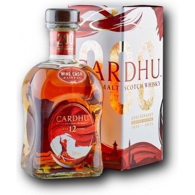 Cardhu 12y 200th Anniversary Wine Cask 40% 0,7 l (karton) – Hledejceny.cz