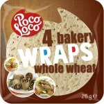 Poco Loco Wraps Whole Wheat 25 cm 4 Ks 245 g – Zboží Dáma