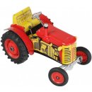 Kovap Traktor Zetor zelený na klíček kov 14cm 1:25